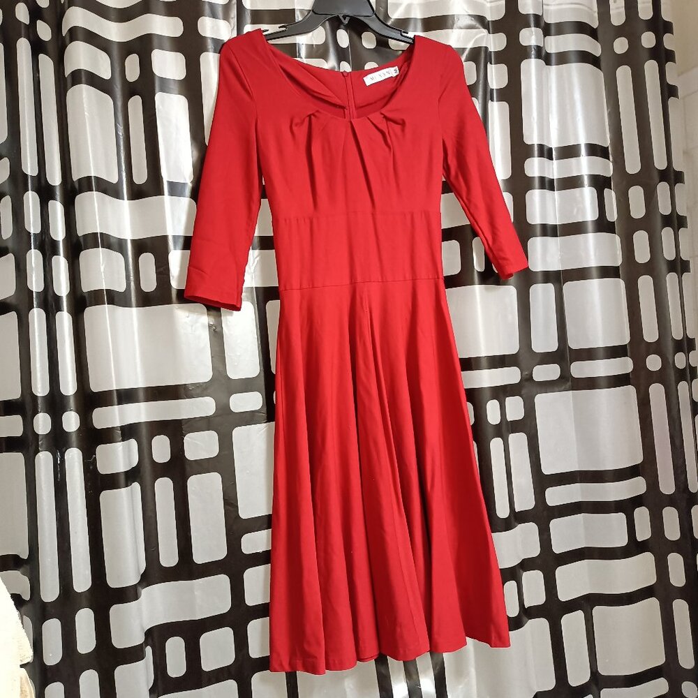 🔥 Turn Heads in the Flirty Red Dress That Flares Out! 🔥